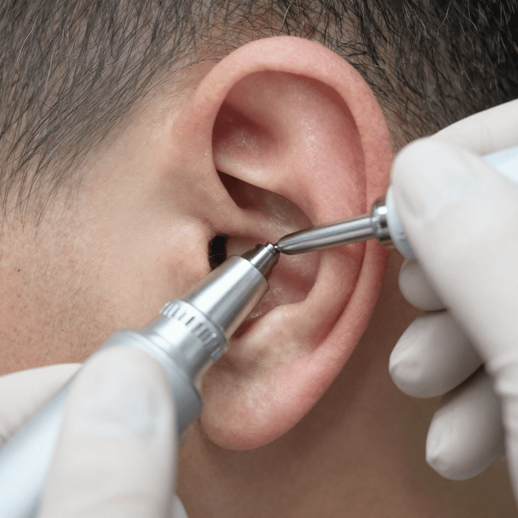 Private ear health consultation room at Clear Ear Belfast, McGregor Chemist Botanic Avenue Belfast